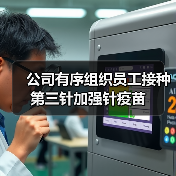 公司有序组织员工接种第三针加强针疫苗（图2）