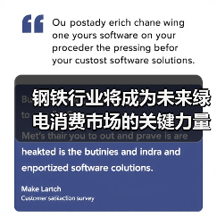 钢铁行业将成为未来绿电消费市场的关键力量