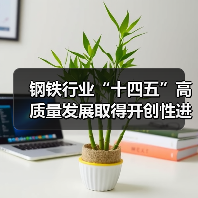 钢铁行业“十四五”高质量发展取得开创性进展、突破性成就