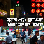 国家统计局：前三季度中国粗钢产量74625万吨，同比降2.9%（图4）