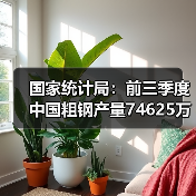 国家统计局:前三季度中国粗钢产量74625万吨,同比降2.9%(图3) 国家统计局:前三季度中国粗钢产量74625万吨,同比降2.9%(图3)