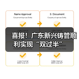 喜报!广东新兴铸管顺利实现“双过半”(图2) 喜报!广东新兴铸管顺利实现“双过半”(图2)