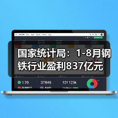 国家统计局:1-8月钢铁行业盈利837亿元(图4) 国家统计局:1-8月钢铁行业盈利837亿元(图4)