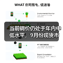 当前钢价仍处于年内中低水平,9月份现货市场有望迎趋势性上涨行情(图4) 当前钢价仍处于年内中低水平,9月份现货市场有望迎趋势性上涨行情(图4)