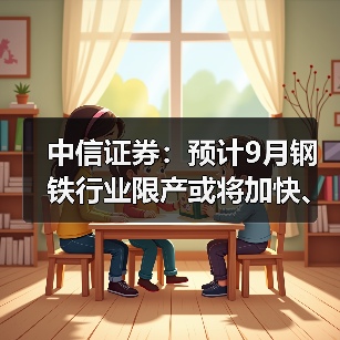 中信证券：预计9月钢铁行业限产或将加快、加力落地