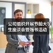 公司组织开展节前大学生座谈会暨赠书活动（图3）