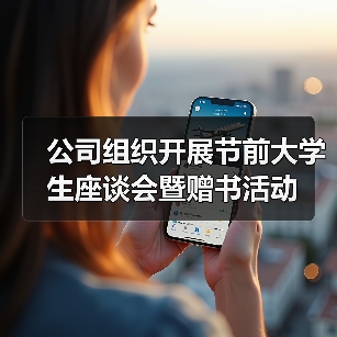 公司组织开展节前大学生座谈会暨赠书活动（图2）