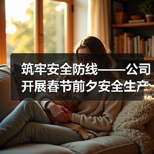 筑牢安全防线——公司开展春节前夕安全生产大检查