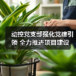 动控党支部强化党建引领 全力推进项目建设