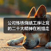 公司炼铁烧结工序让党的二十大精神在班组走深走实
