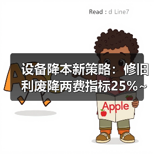 设备降本新策略:修旧利废降两费指标25%~30%(图3) 设备降本新策略:修旧利废降两费指标25%~30%(图3)