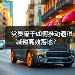 党员骨干如何推动退税减税高效落地?(图4) 党员骨干如何推动退税减税高效落地?(图4)