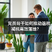 党员骨干如何推动退税减税高效落地?(图3) 党员骨干如何推动退税减税高效落地?(图3)