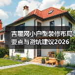 吉屋网小户型装修布局要点与避坑建议2026(图3) 吉屋网小户型装修布局要点与避坑建议2026(图3)