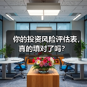 你的投资风险评估表,真的填对了吗?