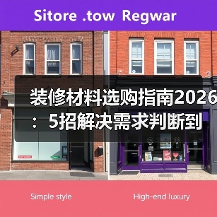 装修材料选购指南2026:5招解决需求判断到使用维护(图2) 装修材料选购指南2026:5招解决需求判断到使用维护(图2)