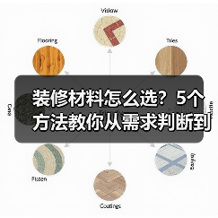 装修材料怎么选?5个方法教你从需求判断到日常维护(图3) 装修材料怎么选?5个方法教你从需求判断到日常维护(图3)