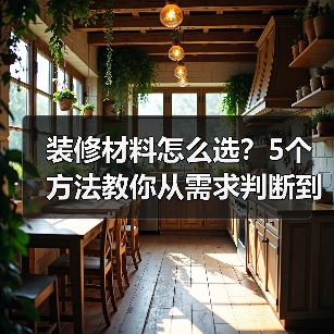 装修材料怎么选?5个方法教你从需求判断到日常维护(图4) 装修材料怎么选?5个方法教你从需求判断到日常维护(图4)