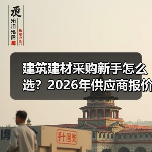 建筑建材采购新手怎么选?2026年供应商报价对比与避坑清单