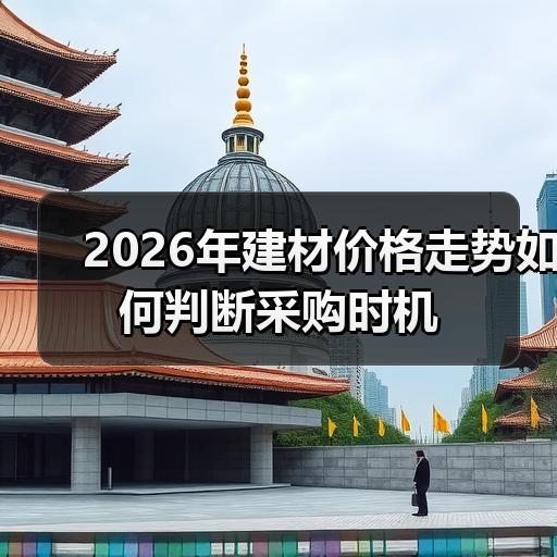 2026年建材价格走势如何判断采购时机