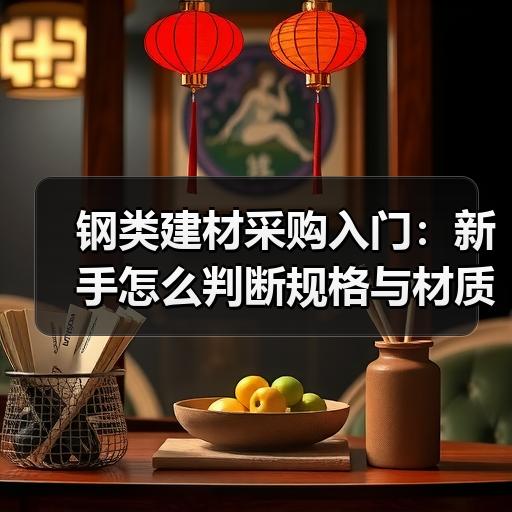 钢类建材采购入门：新手怎么判断规格与材质是否匹配