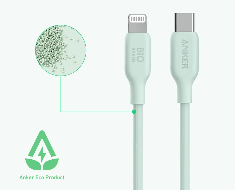 采用植物基材料的环保USB-C线缆推出,减少塑料污染(图1) 采用植物基材料的环保USB-C线缆推出,减少塑料污染(图1)