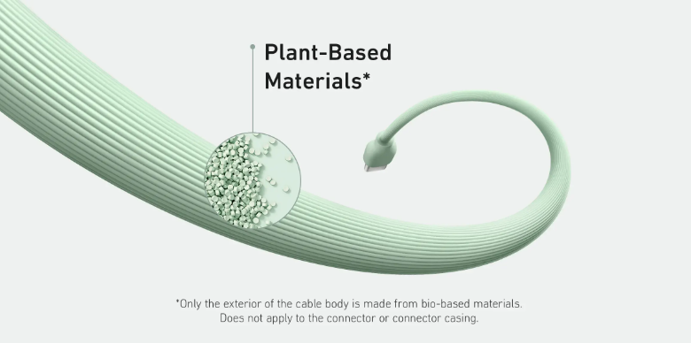 采用植物基材料的环保USB-C线缆推出,减少塑料污染(图2) 采用植物基材料的环保USB-C线缆推出,减少塑料污染(图2)